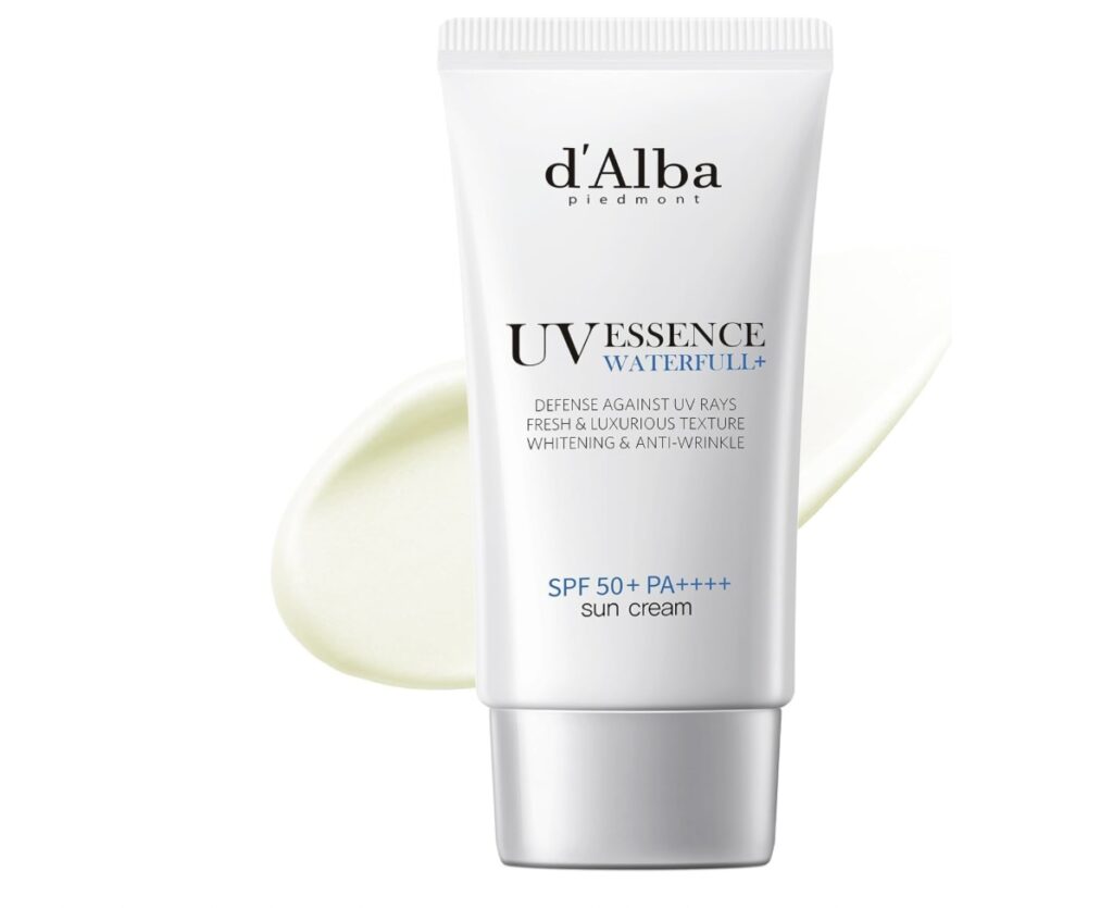 40代50代ママに人気のダルバ UVエッセンスウォーターフルサンクリーム SPF50+ PA++++